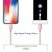 Lightning Cable 4Pack 1FT 3FT 6FT 10FT iPhone Charging Data Cables Durable Braided Extended USB Charger Cord for iPhone 7/7 Plus/6/6s/6 Plus/6s Plus/5/5c/5s/SE,iPad iPod Nano iPod Touch