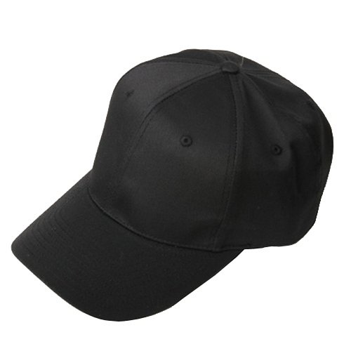 New High Profile Twill Cap-Black