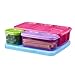 Rubbermaid LunchBlox Kids Lunch Box Container Set, Flat, Assorted Colors
