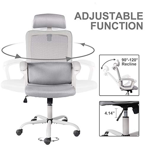 Smugdesk Office Chair, High Back Ergonomic Mesh Desk Office Chair with