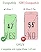 GOLINK iPhone 7 4.7 inch Case Slim-Fit Anti-Scratch Shock Proof Anti-Finger Print Flexible TPU Gel Case For iPhone 7 4.7 inch Display - White Blue Marble