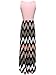 Nacy Women Chevron Striped Print Summer Sleeveless Tank Long Maxi Party Dress