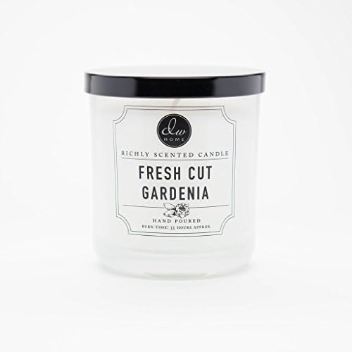 1 X Decoware Fresh Cut Gardenia Richly Scented Candle 10.35oz