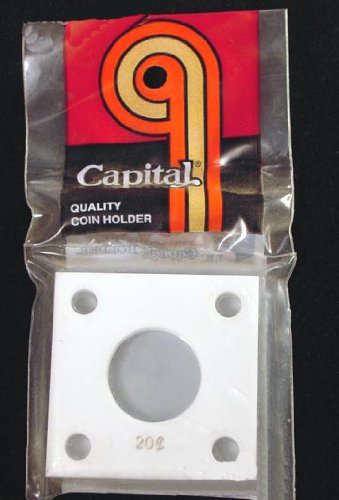Capital Plastics 2x2 Holder - 20 CENT in White