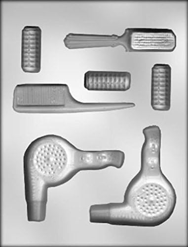 Dreamcasual - Hair Stylist Beautician Tool Set Chocolate Candy Mold