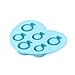 HDE Diamond Solitaire Engagement Ring Shape Bachelorette Party Novelty Silicone Jello Chocolate Mold Ice Cube Tray