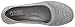 Skechers BOBS Women's Pureflex 2-Knit Knack Flat, Gray/White, 7.5 M US