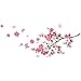 ANBER New Butterfly Cherry Blossom Flower Tree Branch Wall Decals Decor Kids Baby Stickers