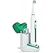 Xtech XHST-100 Oral Hygiene Ultra High Powered 40,000VPM, 5 Brushing Modes, Rechargeable Electric Ultrasonic Toothbrush with Charging Dock & Built-in UV Sanitizer, Includes 9 Brush Heads
