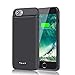 5000 mAh Battery Case for iPhone 6 6S 7 8, SYNC Charged with iPhone, 4.7 Inch Slim Rechargeable Extended Backup Battery Pack