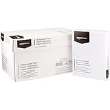 AmazonBasics 92 Bright Multipurpose Copy Paper - 8.5 x 11 Inches, 10 Ream Case (5,000 Sheets)