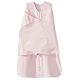 HALO SleepSack 100% Cotton Swaddle, Soft Pink, Small