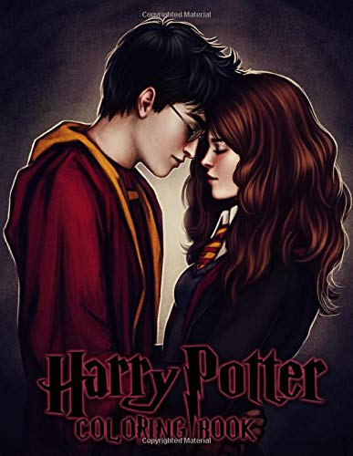 Harry Potter Coloring Book Adults Coloring Books With 50 Magical Characters Places Creatures Traore Adam 9781698233390 Amazon Com Books