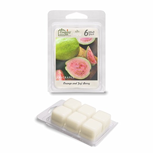 Country Jar PASSIONFRUIT and Guava Wax Melts (6-Cube Pk.) Scented Soy Fragrance Tarts : Winter Sale!