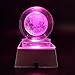 JINGDIAN Crystal LED Moon Lamp Light Ball