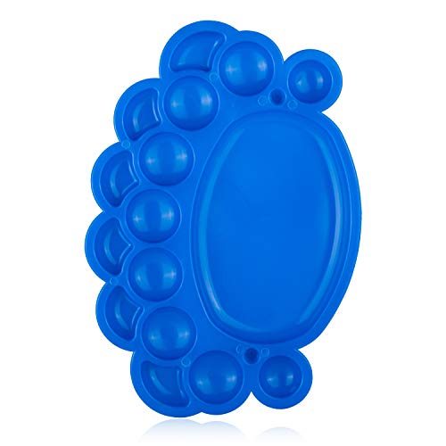 Paint Trays for Kids - Paint Palettes Holders Plastic for Painting Craft Art Rock Project Cupcake Decorating, 12 Pack - Thumbnail 4