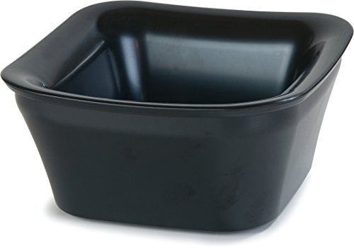 Carlisle CM140003 Coldmaster Insulated Square Serving Crock Only , 1 Quart, Black