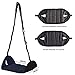 Fulegy Foot Rest, Portable Adjustable Height Travel Accessories Footrest Hammock for Office Bus Airplane
