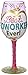 Enesco Designs by Lolita “Best Coworker Ever” Hand painted Wine Glass, 15 oz.
