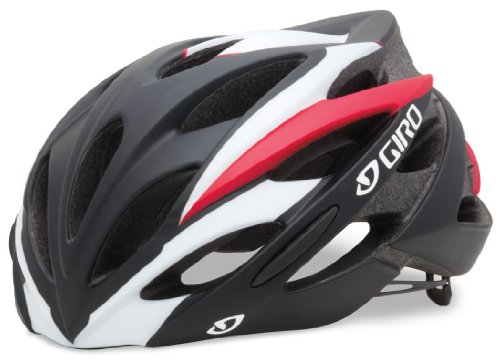 Giros Savant Road Bike Helmet (Matte Black/Red, Small)