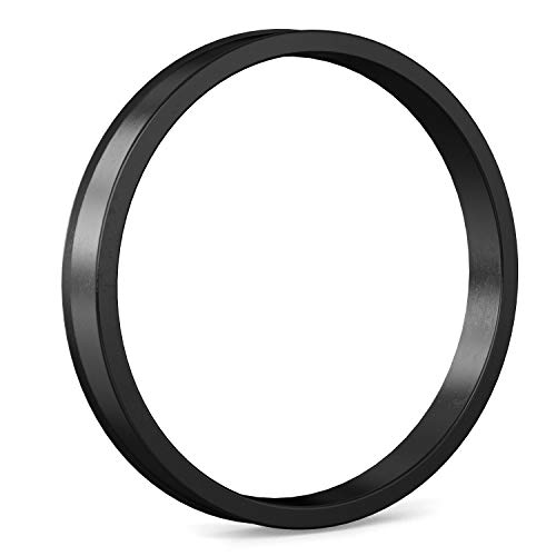 Hubcentric Rings (Pack of 4) 70.3mm ID to 72.6mm OD Black Poly