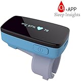 Viatom Sleep Tracker, Overnight Oxygen Sleep Monitor with Vibration Alarm of Low Oxygen, Wearable Heart Rate Monitor, Snoring Aid Smart Ring, Check Report and Trend in Android &amp; iOS App