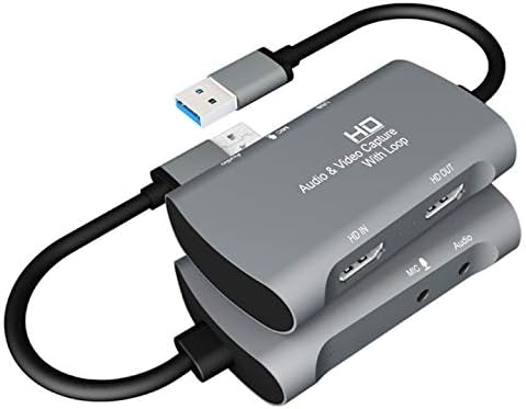 Amazon Com Idealforce Usb 3 0 Audio Video Capture Card 4k 60fps Dual Hdmi To Usb 3 0 Game Capture Device Support Mic Input Audio Output Obs Live Broadcast Streamer Player Facebook Youtube Twitter Streaming Computers