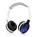 NAVISKAUTO On-ear Headphone Headset Over-Ear Headphones 3.5mm with Volume Control and Built-in IR Receiver -Blue