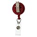 Specialist ID Translucent Red Retractable Badge Reel With Swivel Spring Clip, Sold Individually