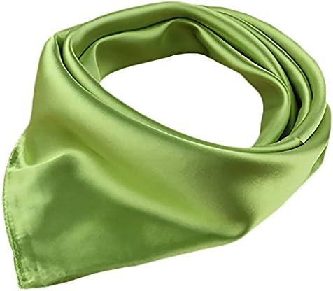BOWKITE Women Scarf Retro Girls Satin Small Bandana Hair Tie for A Costume 23"