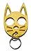 Wild Cat Defense Keychain-Yellow