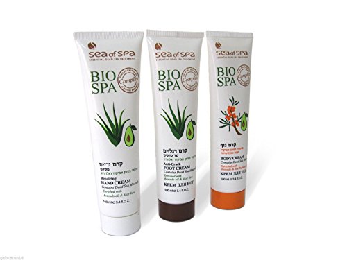 Dead Sea Of Spa Gift Set Bio Spa Hand Cream & Foot Cream & B