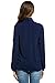Zeagoo Women Elegant Chiffon Shirt Bow Tie Neck Pleated Front Blouse Top