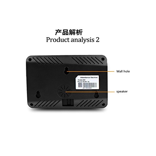 OBO HANDS Fingerprint Attendance Machine LCD Display USB Biometric DC 5V/1A Time Clock Recorder Employee Checking-in Reader A6
