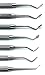 7 Pcs Dental Composite Plastic Amalgam Pluggers Burnisher Cavity Resstorative Filling Instruments