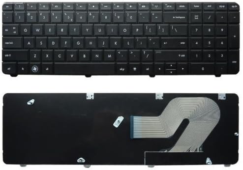 New Laptop Keyboard Replacement for HP Compaq G72-a30EM G72-b27CL G72-b49WM G72-b50US G72-b53NR G72-b54NR G72-b57CL G72-b60US G72-b61NR G72-b62US US Layout Black Color
