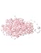 DOMESTAR 200 Feet Pink Pearl Garland, Roll of Beads Pearl Chain Pearl Strands String of Pearls Wire Pearl Bridal Bouquet Decoration for Party Supplies DIY