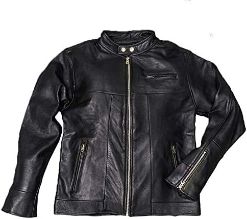 Amazon ノン ラビッシュ Red Mohican 本革 レザージャケット メンズ レディース ライダースジャケット Ma 1 ノーカラー Ljk 1001 コート ジャケット 通販