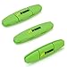 21K Sports Tennis Vibration Dampener- Set of 3-Tennis Shock Absorber for Strings- Best for Tennis Racket, Premium Durable & Long-Lasting- Great for Tennis Players (Green)