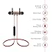 Bluetooth Wireless Earphones with Mic Wireless Headphones Magnetic Earbuds Sport Lightweight Noise Cancelling Headsets(Red)