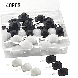 WMYCONGCONG 40 PCS Latching Push Button Switch Mini