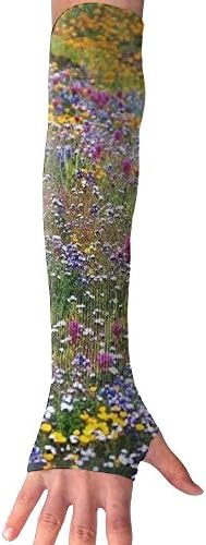 Wildflower Floral Bloom Cooling Arm Sleeves Unisex Sun Block UV Protection International Fashion