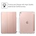 Fintie iPad Pro 9.7 Case with Built-in Apple Pencil Holder - Slim Shell Standing Cover with Translucent Frosted Back Protector Auto Wake/Sleep for Apple iPad Pro 9.7 Inch 2016 Version, Rose Gold