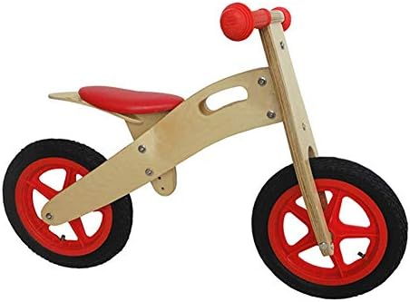 ZNDDB Children's Wooden Balance Bike for 2-6 Year Old Kids Adjustable Seat No Pedal First Bike