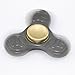 Spinner Fidget EDC ADHD Focus Toy Ultra Durable High Speed 3-6 Min Spins Precision Kirsite (Grey)