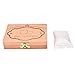 CoscosX Baby Wooden Tooth Fairy Box Child Kids Tooth Keepsake Holder Organizer Souvenir Box (Square)