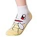 Dani's Choice Famous Japanese Animation Print Crew Socks Pokemon Character Print Socks (4 pairs, size(24):23~25cm)