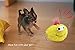 YOOGAO Pet Interactive Dog Toy, Plush Electric Dog Toy, Vibrating and Squeaky, Battery Operated, Prevent Boredom for Pets (Romas)