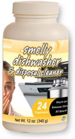 Smelly Washer 216 Dishwasher and Disposal Cleaner, 24 Treatments, 12-Ounce Bottle