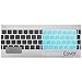 Kuzy Metallic Keyboard Cover for MacBook Pro and MacBook Air, Aqua (KZYKbScMulti131517MtAq)